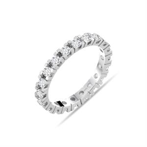 E Renk 0.90 Karat Pırlanta Tamtur Kare Yüzük - IDL Sertifikalı