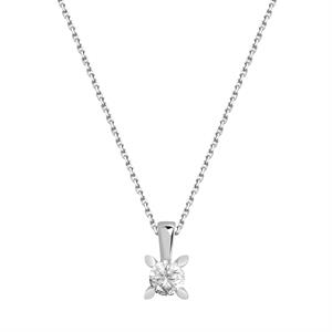 E Renk 0,30 Karat Pırlanta Tektaş Kolye