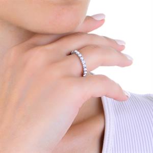 E Renk 1.55 Karat Pırlanta Tamtur Yüzük - IDL Sertifikalı - 1100593