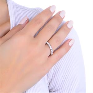 E Renk 1.55 Karat Pırlanta Tamtur Yüzük - IDL Sertifikalı - 1100593