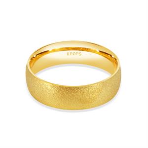 Erkek Buz Mat Klasik Bombeli Model Alyans