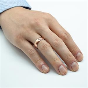 Erkek Klasik Bombe 3 Rose Alyans