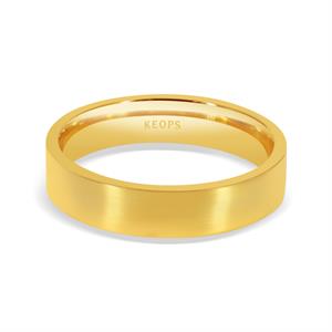 Erkek Klasik Düz Alyans 5,00 mm.