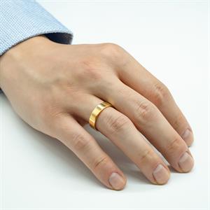 Erkek Klasik Düz Alyans 5,00 mm.