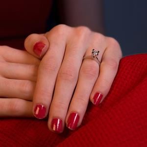 D Renk VS2  0.40 Karat Pırlanta Tektaş Yüzük - GİA Sertifikalı