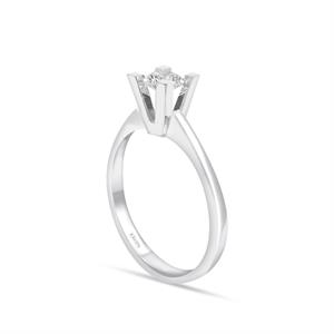 D Renk VS2  0.40 Karat Pırlanta Tektaş Yüzük - GİA Sertifikalı