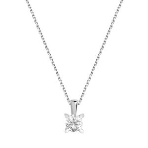 F Renk 0,50 Karat Pırlanta Tektaş Kolye