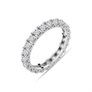 F Renk 1.50 Karat Pırlanta  Tamtur Yüzük- IDL Sertifikalı