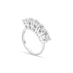 F Renk 1.35 Karat Pırlanta Beştaş Yüzük - IDL Sertifikalı