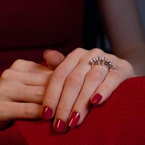 F Renk 1.75 Karat Pırlanta Beştaş Yüzük