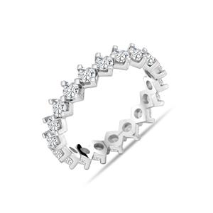 F Renk 1.50 Karat Pırlanta  Tamtur Çapraz Yüzük - IDL Sertifikalı