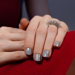 D Renk 1.35 Karat Pırlanta Beştaş Yüzük - IDL Sertifikalı