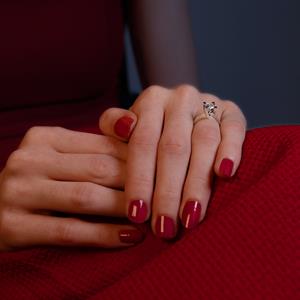 G Renk 0.60 Karat Pırlanta Tektaş Yüzük - HRD Sertifikalı