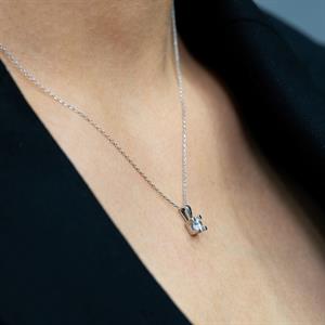 G Renk 0.40 Karat Pırlanta Tektaş Kolye