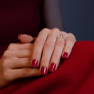 G Renk 0.25 Karat Pırlanta Tektaş Yüzük - IDL Sertifikalı