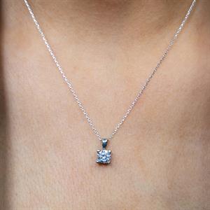 G Renk 0.55 Karat Pırlanta Tektaş Kolye