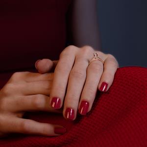 G Renk 0.10 Karat Pırlanta Tektaş Yüzük - IDL Sertifikalı