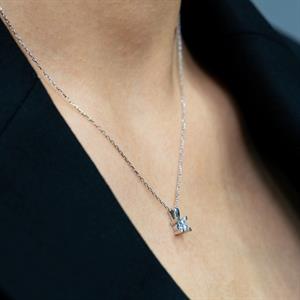 G Renk 0,25 Karat Pırlanta Tektaş Kolye