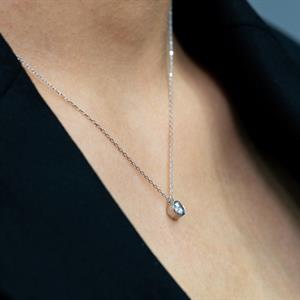 G Renk 0,35 Karat Pırlanta Tektaş Kolye