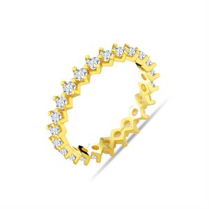 G Renk 1.00 Karat Pırlanta Tamtur  Çapraz Yüzük - IDL Sertifikalı - 1100595