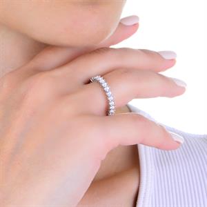 G Renk 1.70 Karat Pırlanta  Altı Tırnak Tamtur Yüzük - IDL Sertifikalı - 1100596