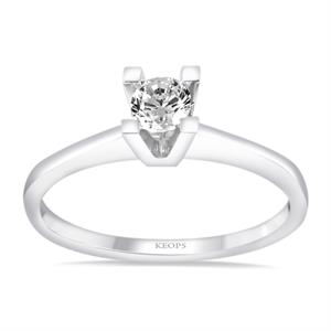 I Renk 0.20 Karat Pırlanta Tektaş Yüzük