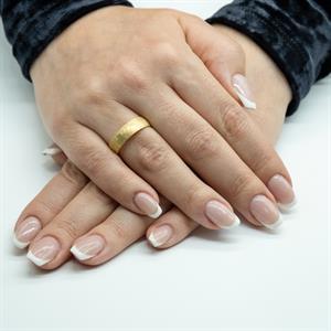 Kadın Çapraz Mat Klasik Bombeli Model Alyans