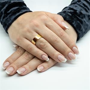 Kadın Klasik Düz  Alyans 10,00 mm.