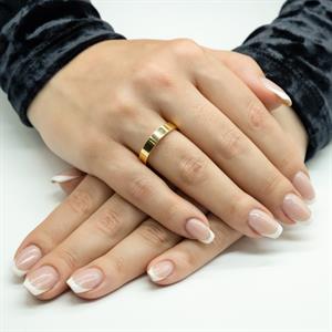 Kadın Klasik Düz  Alyans 4,00 mm.