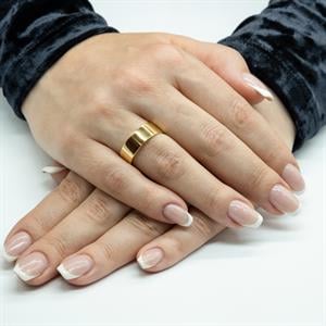 Kadın Klasik Düz  Alyans 8,00 mm.