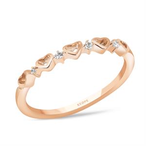 Kalp Ritmi Yarımtur Yüzük