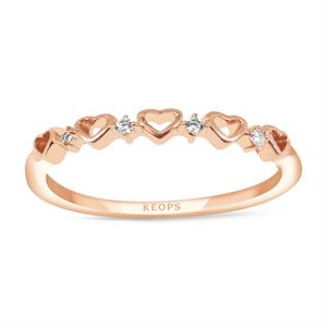 Kalp Ritmi Yarımtur Yüzük