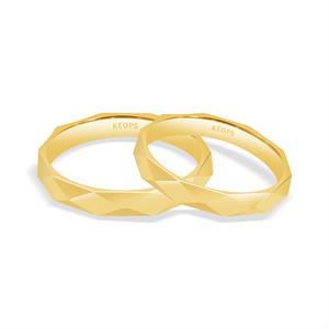 Keops Piramit Vintage Altın Alyans Erkek Modeli