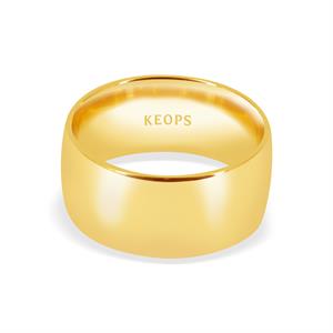 Klasik 10mm. Bombe1li Kadın Alyans