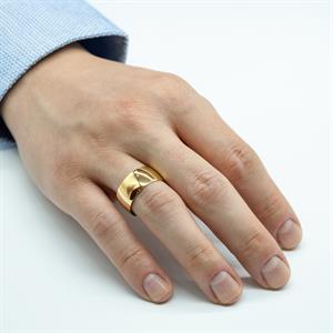 Klasik 10mm. Bombe2li Erkek Alyans