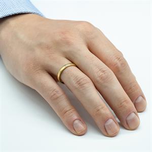 Klasik 3mm. Bombe1li Erkek Alyans