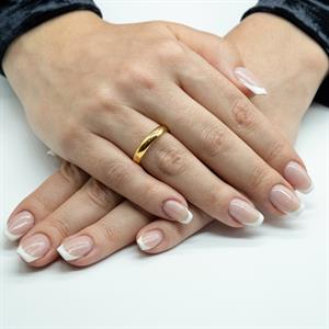 Klasik 4mm. Bombeli Kadın Alyans