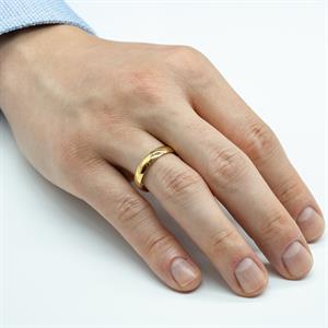 Klasik 4mm. Bombe1li Erkek Alyans