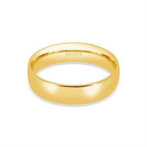 Klasik 5mm. Bombe2li Kadın Alyans