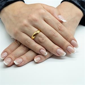 Klasik 5mm. Bombeli Kadın Alyans