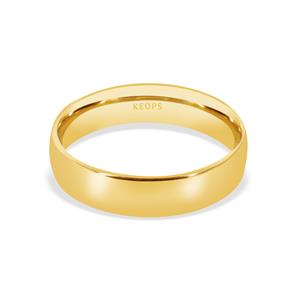 Klasik 5mm. Bombe1li Erkek Alyans