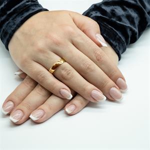 Klasik 5mm. Bombe1li Kadın Alyans