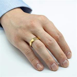 Klasik 6mm. Bombe2li Erkek Alyans