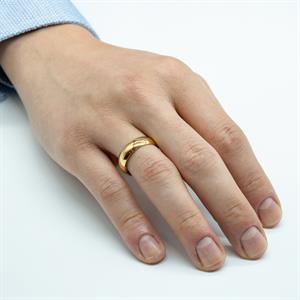 Klasik 6mm. Bombeli Erkek Alyans