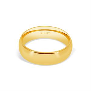 Klasik 6mm. Bombeli Erkek Alyans