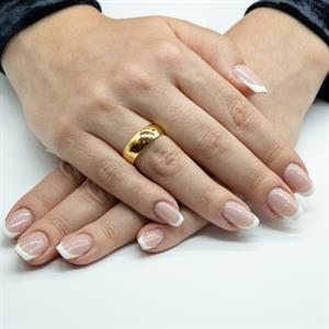 Klasik 7mm. Bombeli Kadın Alyans