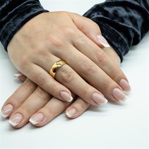 Klasik 7mm. Bombe1li Kadın Alyans