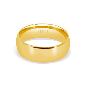 Klasik 7mm. Bombeli Erkek Alyans