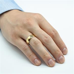 Klasik 7mm. Bombe1li Erkek Alyans