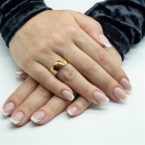 Klasik 8mm. Bombe1li Kadın Alyans